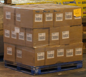 Correct pallet size